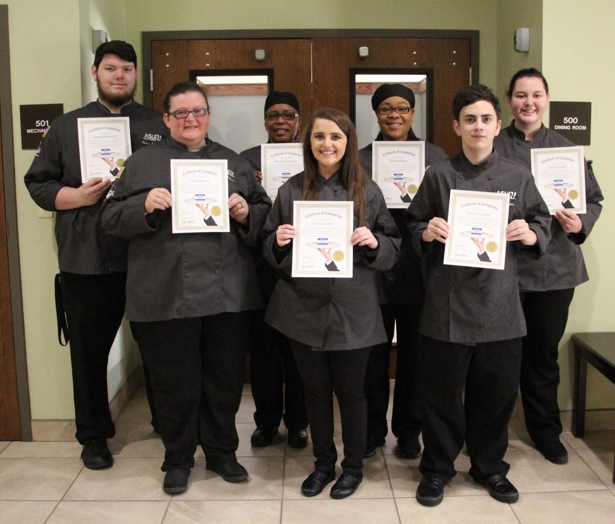 Students received the First Impression Certification.